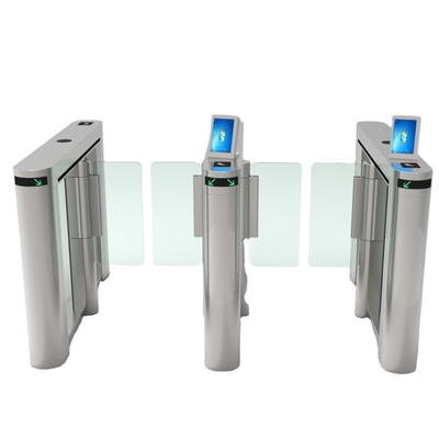 SUS316 304 Face Recognition Turnstile Subway RFID Flap Barrier Access Control System