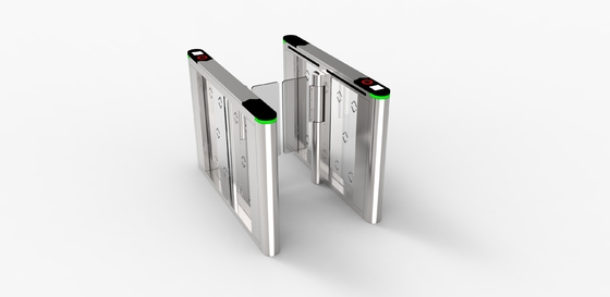 SUS316 304 Face Recognition Turnstile Subway RFID Flap Barrier Access Control System